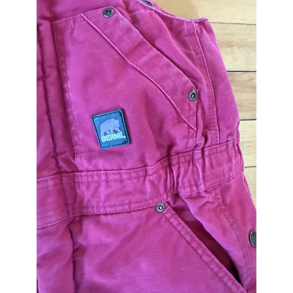 Berne Insulated Overalls Bibs Coveralls Toddler Girls Pink